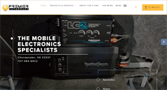 Desktop Screenshot of premierautosound.com