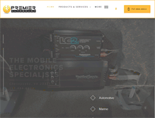 Tablet Screenshot of premierautosound.com
